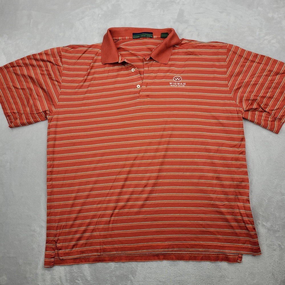 Robert Trent Jones Golf Shirt Mens XL Polo Performance Mercerized Wigwam Club